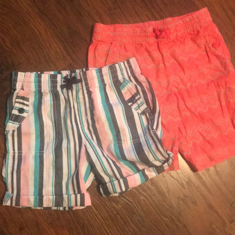 2 pairs Bermuda shorts size 10/12